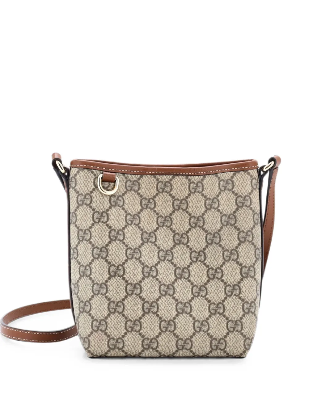 Gucci Pre-Owned GG Emblem GG Coated Canvas Nano bucket bag - Marrone
