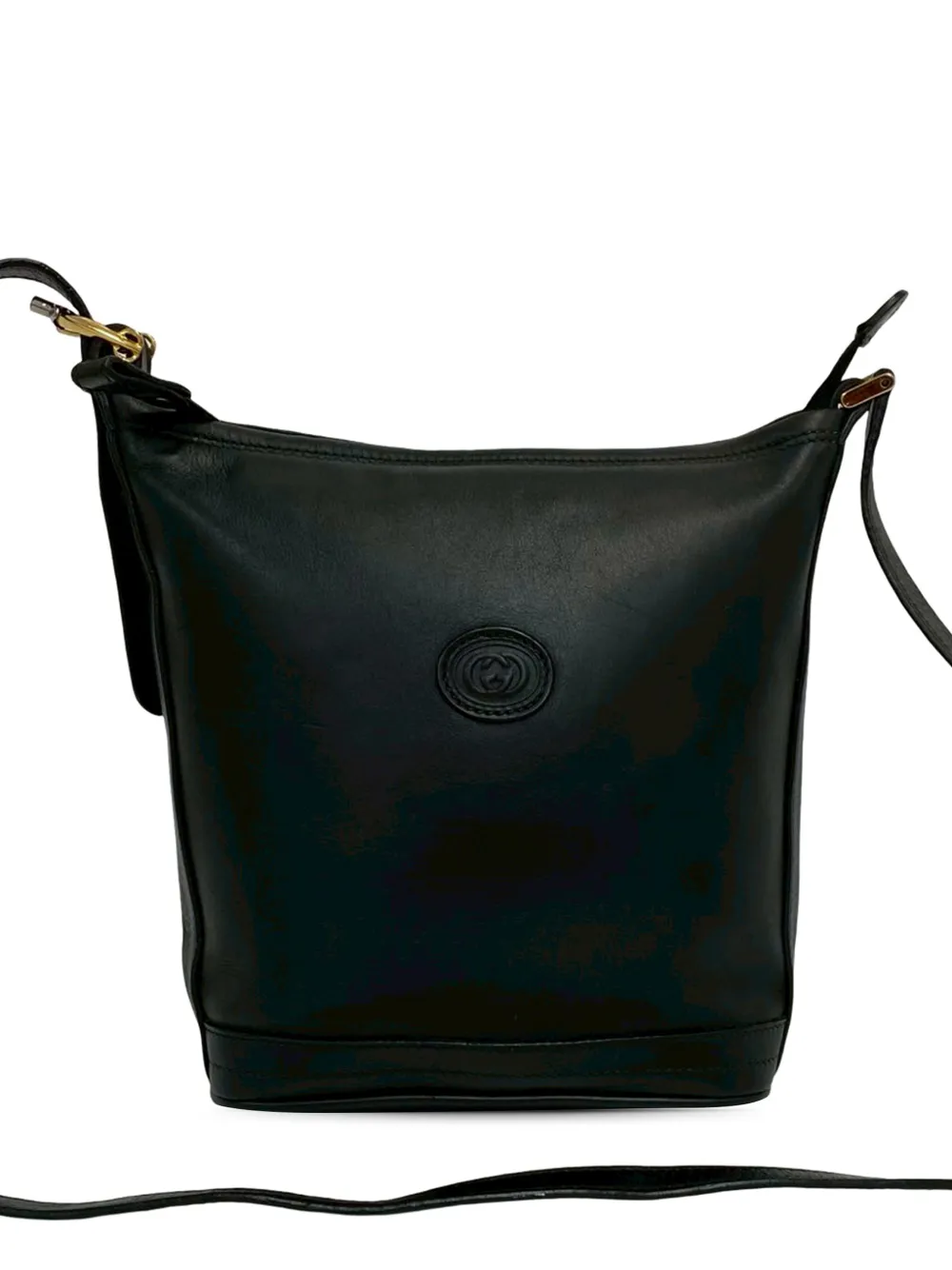 Gucci Pre-Owned 20th Century Calfskin Interlocking G shoulder bag - Nero