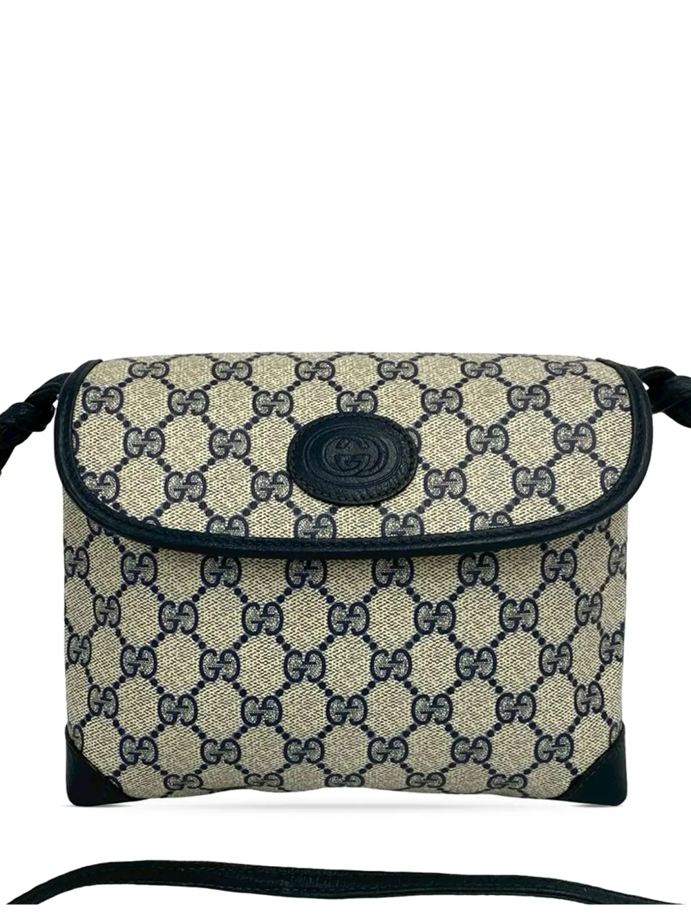 Gucci Pre-Owned 20th Century GG Supreme Interlocking G crossbody bag - Toni neutri