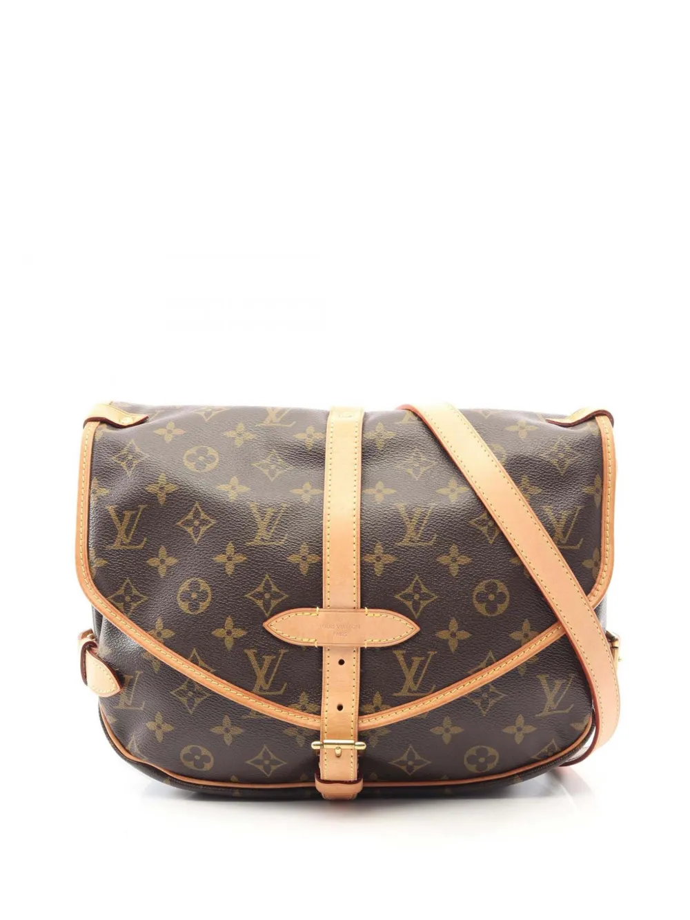 Louis Vuitton Pre-Owned 2012 Monogram Saumur 30 crossbody bag - Marrone