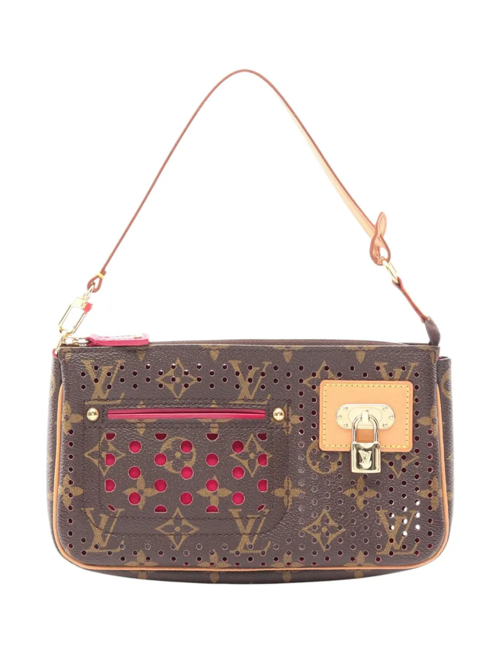 Louis Vuitton Pre-Owned 2006 Monogram Perforated Pochette Accessoires shoulder bag - Marrone