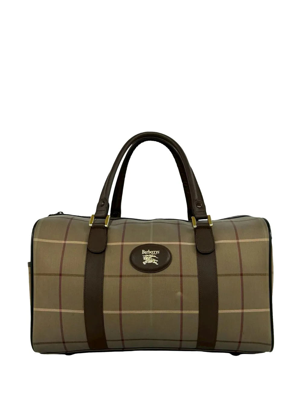 Burberry Pre-Owned 20th Century Vintage Check Canvas boston bag - Brown