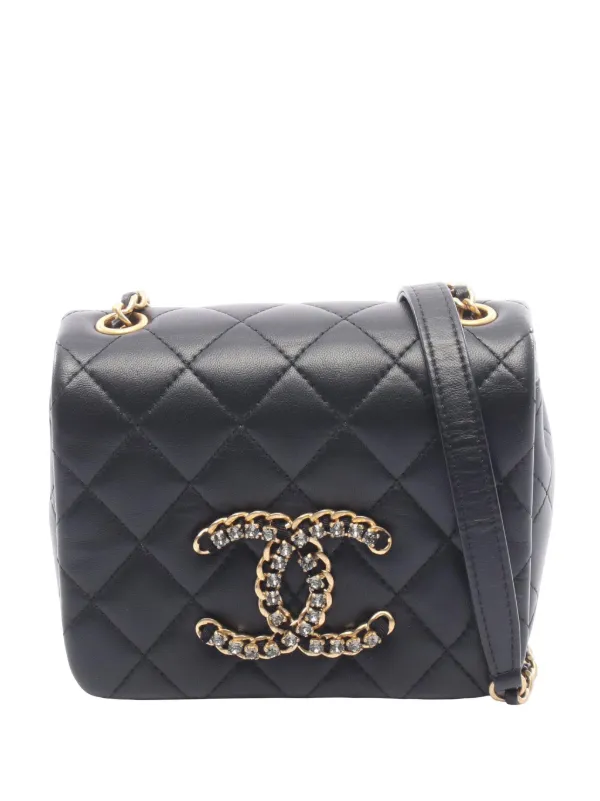 CHANEL Pre-Owned 2021-2026 マトラッセ ラムスキンココマーク 