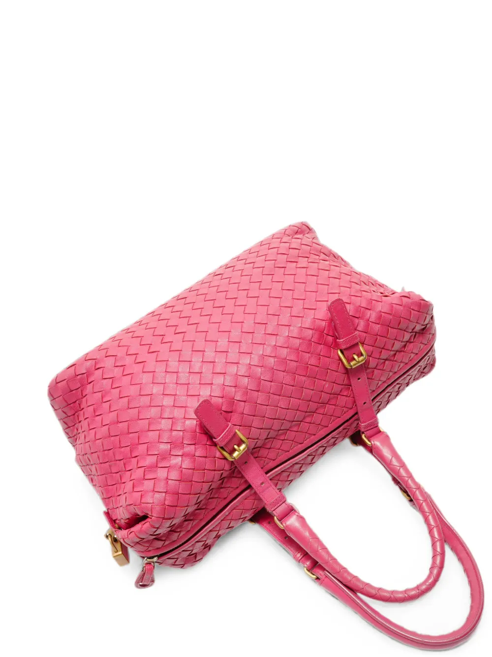 Bottega Veneta Pre-Owned 2000s Montaigne Intrecciato shoulder bag - Rosa