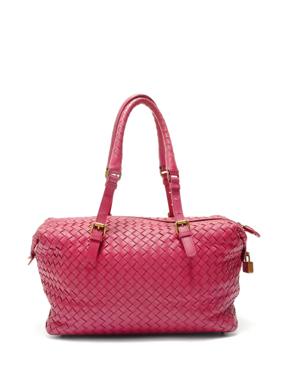 Bottega Veneta Pre-Owned 2000s Montaigne Intrecciato shoulder bag - Rosa