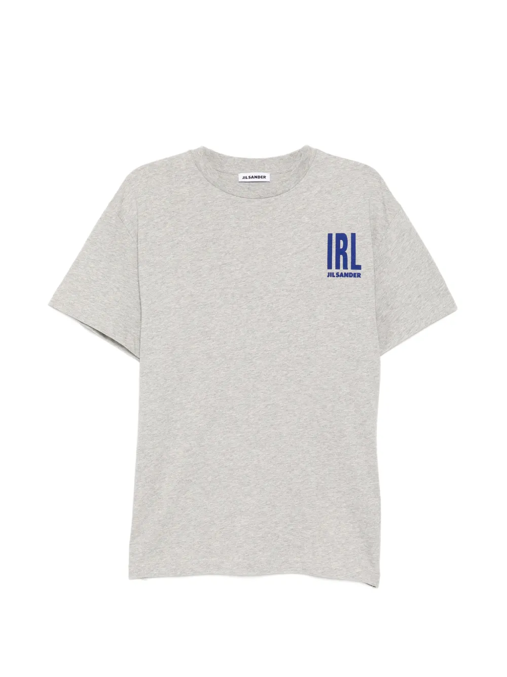 Jil Sander logo-print crew-neck T-shirt - Grau