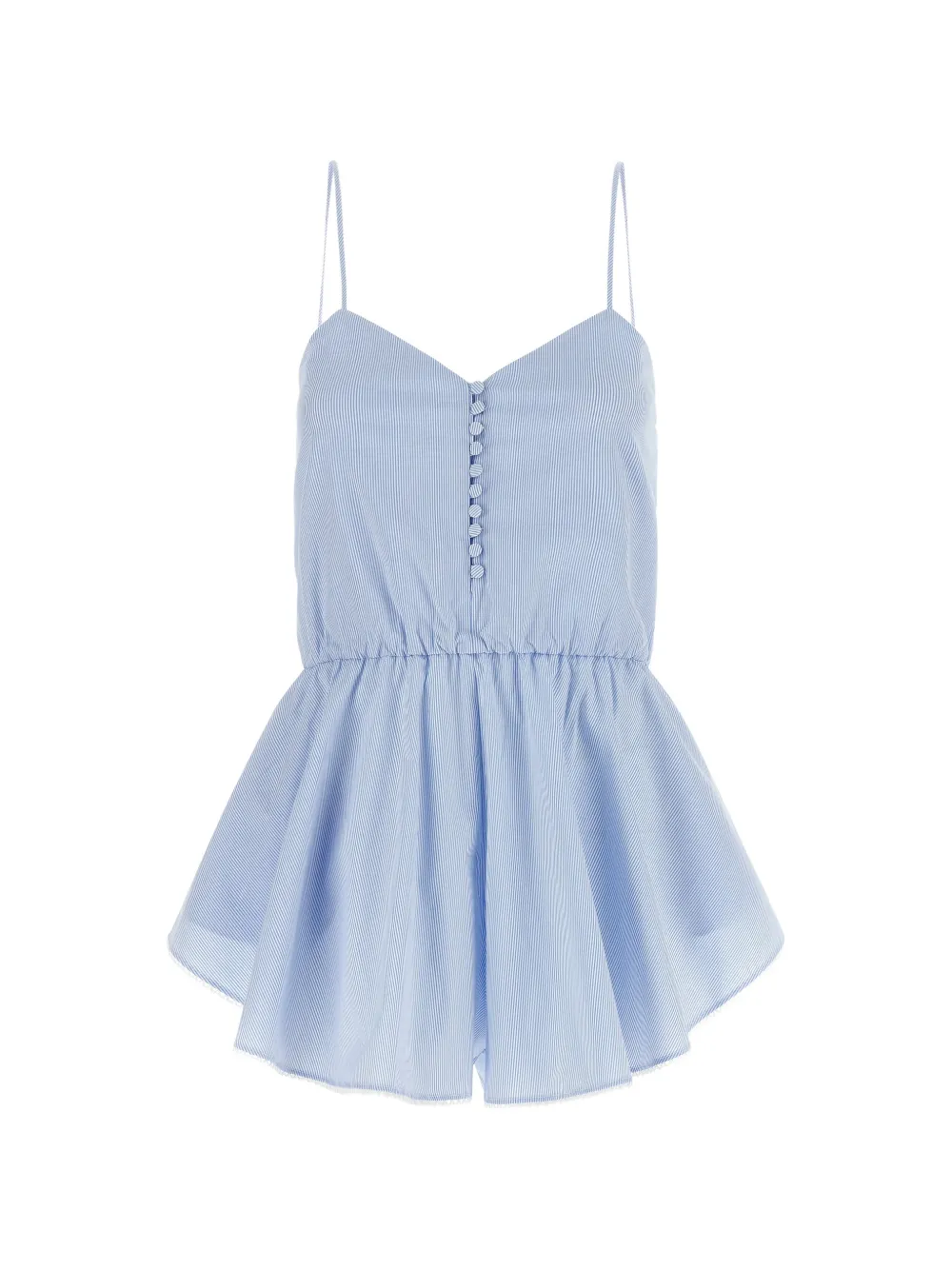 THE ANDAMANE Gestreifter Blau Jumpsuit