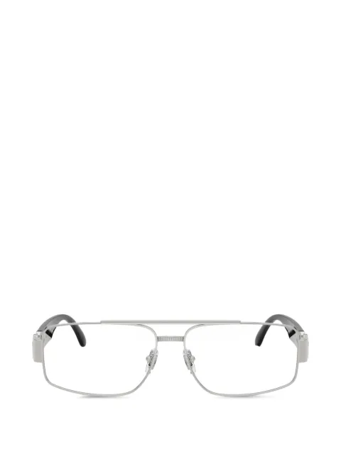 Versace Eyewear Medusa Biggie plaque rectangle-frame glasses