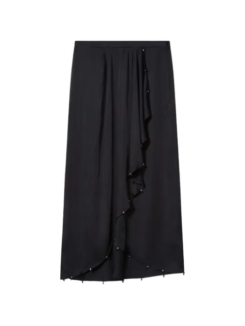 MARANT ÉTOILE Drapierter Vanille Midirock