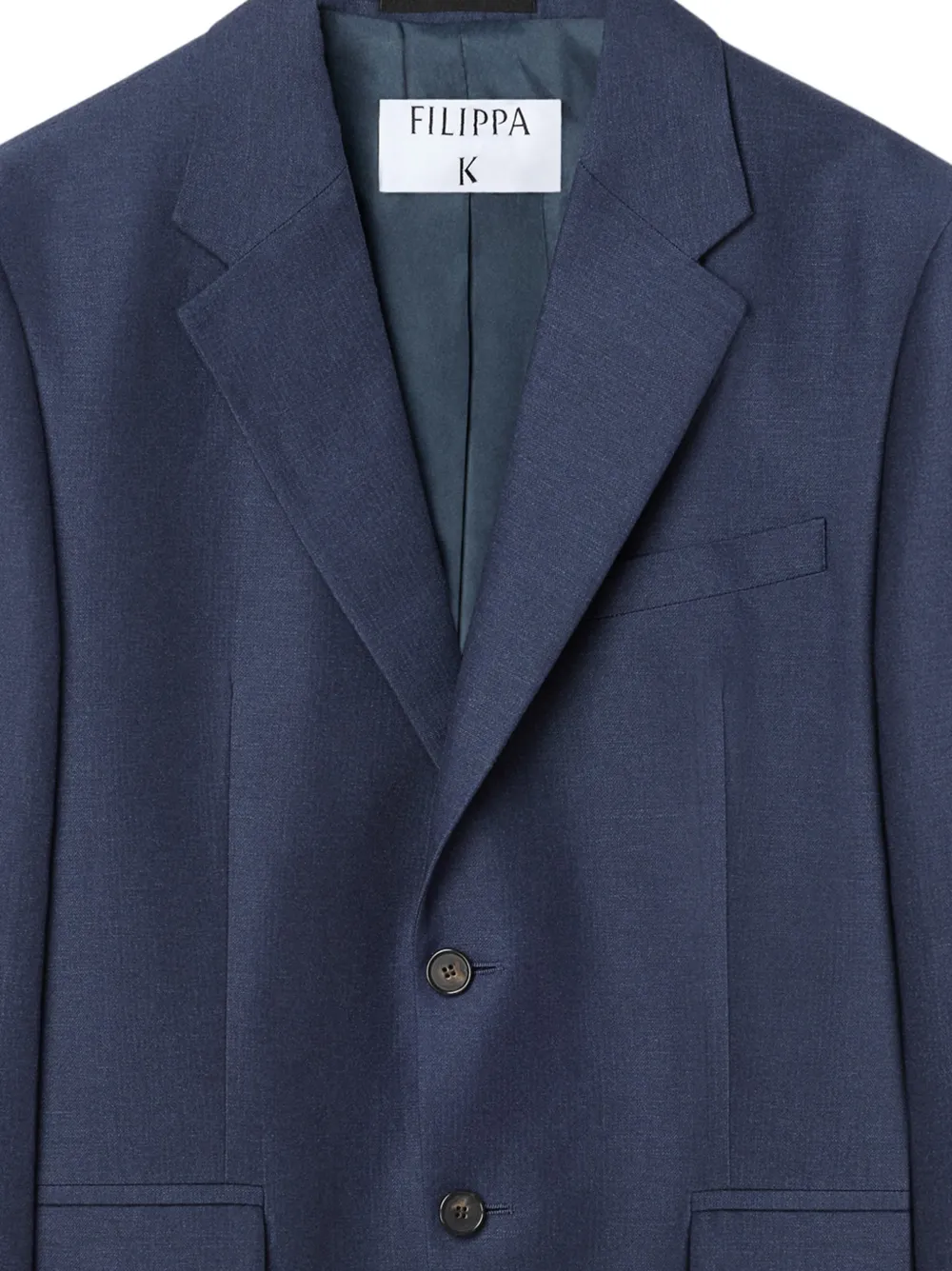  Filippa K Blazer Hugh Con Botones - Azul 