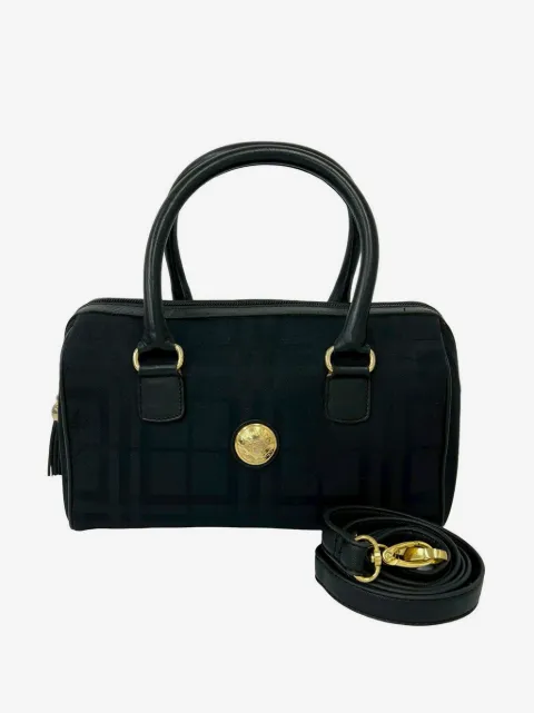 Burberry Pre-Owned bolsa satchel de lona Haymarket Check 2000-2017