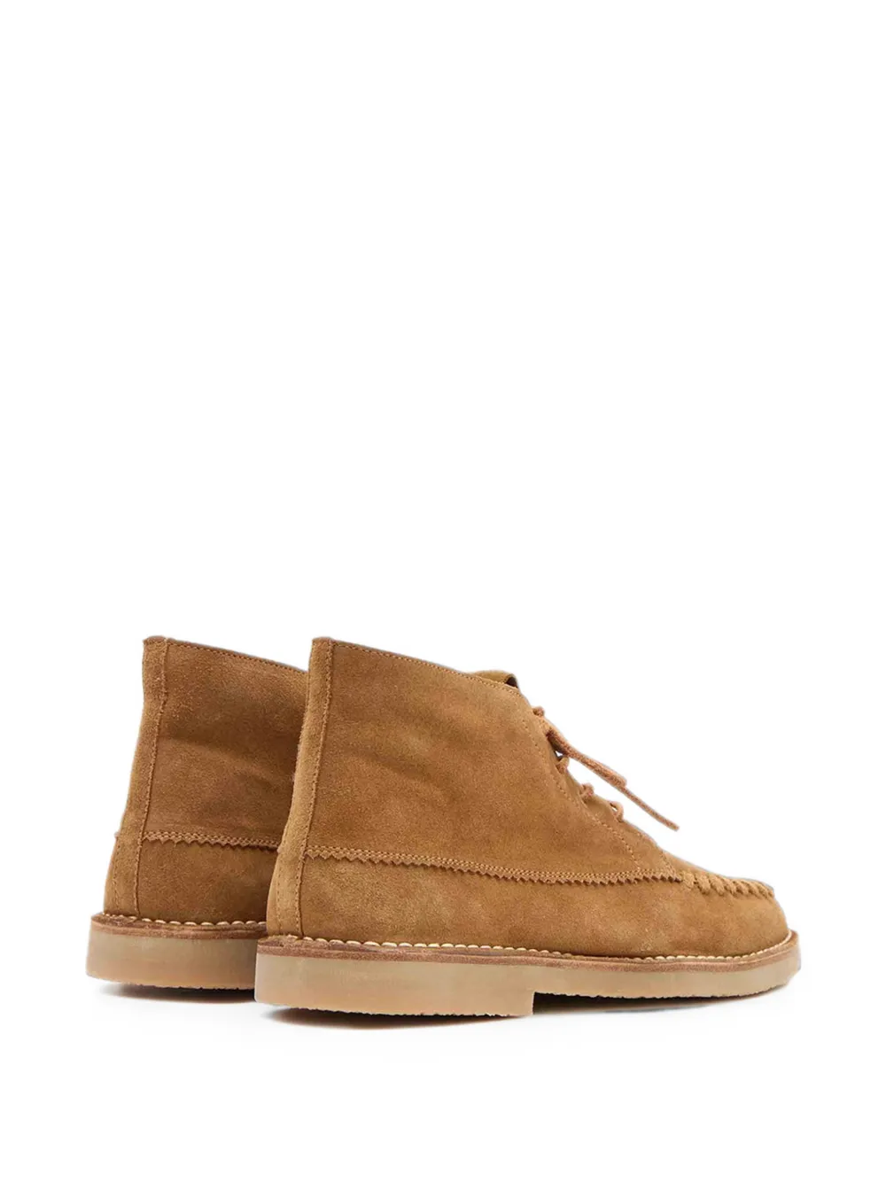 MARANT Dersee lace-up suede desert boots Beige