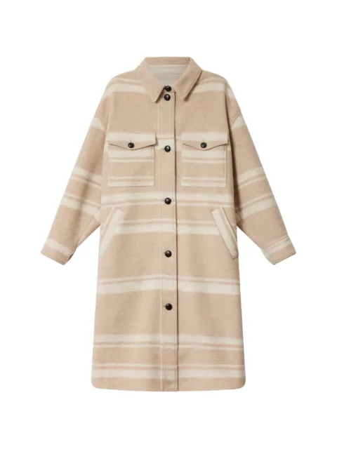 MARANT ÉTOILE Djila striped coat