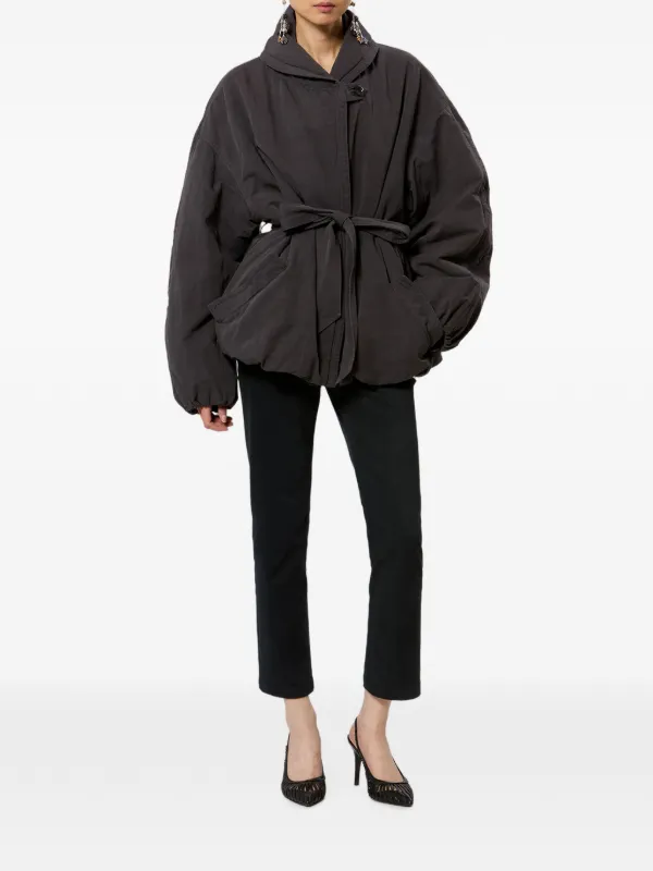 ISABEL MARANT Volinda Coat | Grey | FARFETCH