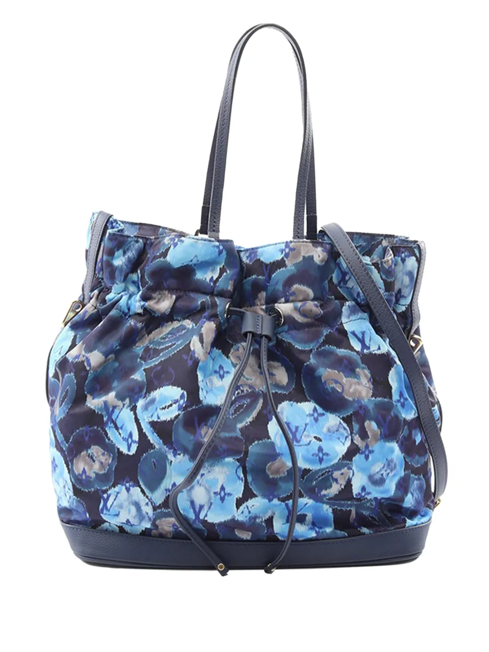 Louis Vuitton Pre-Owned 2017 Limited Edition Monogram Nylon Ikat Noefull MM bucket bag - Blau