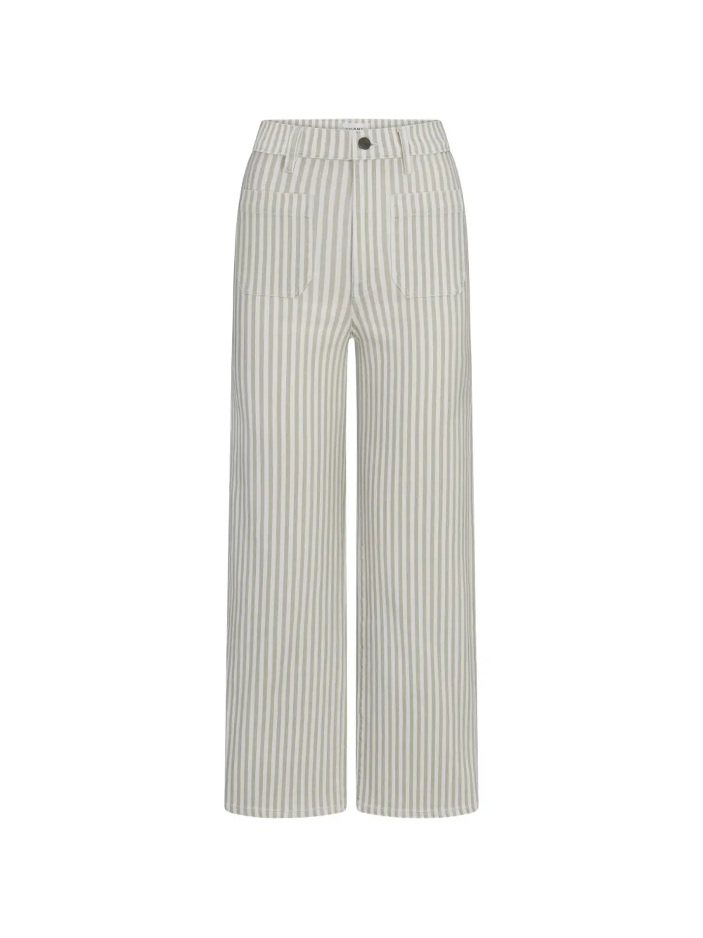 FRAME Anchor striped straight-leg jeans - Toni neutri