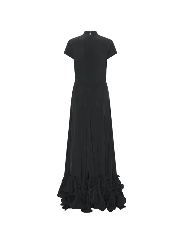 blue dress with shawl Tanya Ripple Flowy Maxi Navy M / Navy Color:Yellow Floral Search: going out dress Crafted from luxurious satin Two denim dresses and