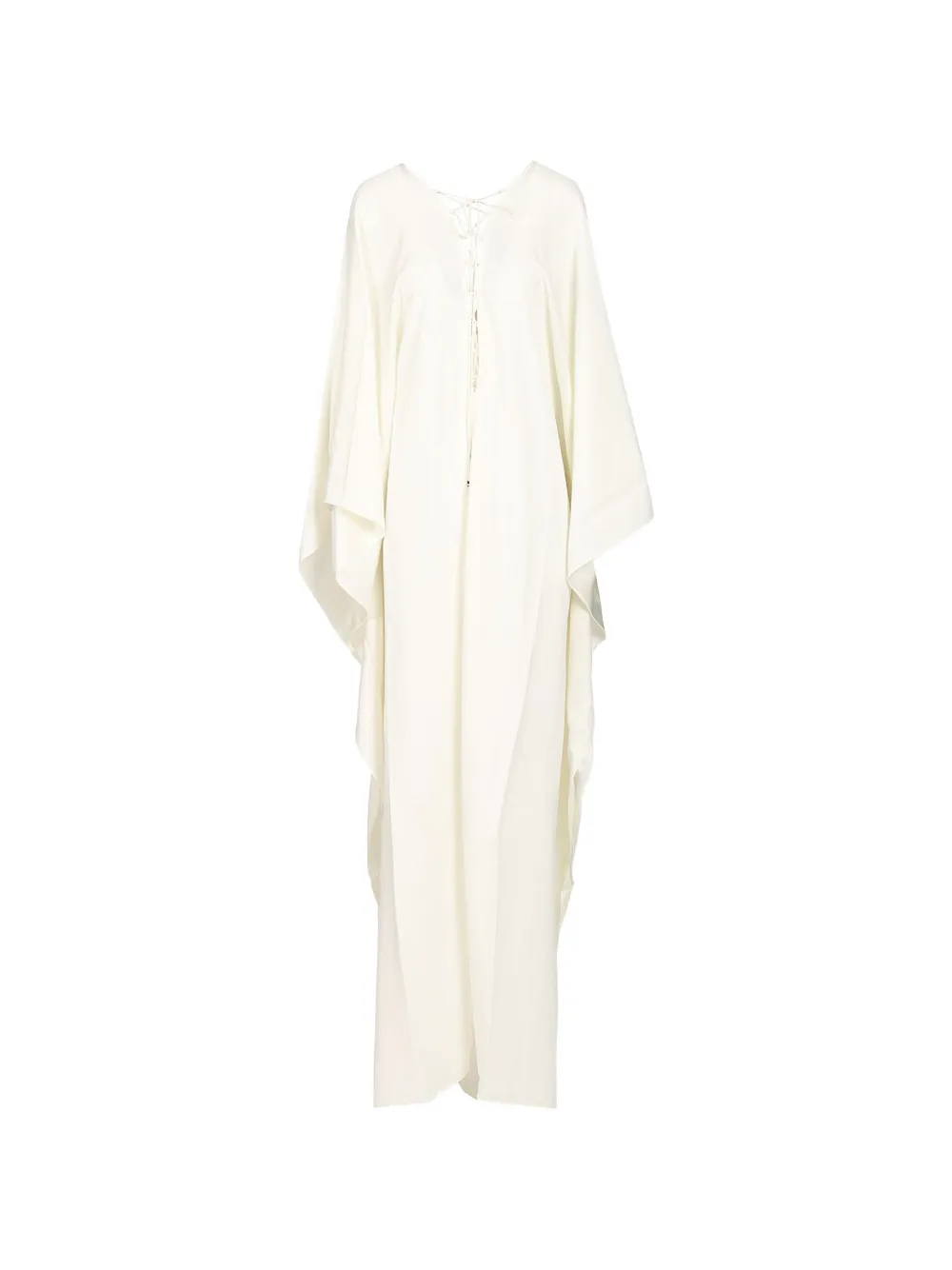 Taller Marmo Sahara Kleid mit Schnürung - Weiß