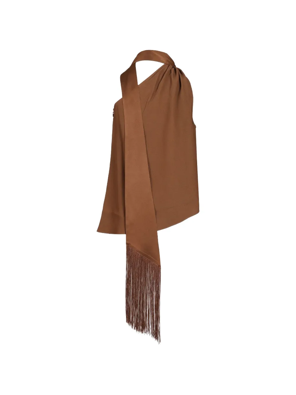 Taller Marmo Astor blouse met franje Bruin