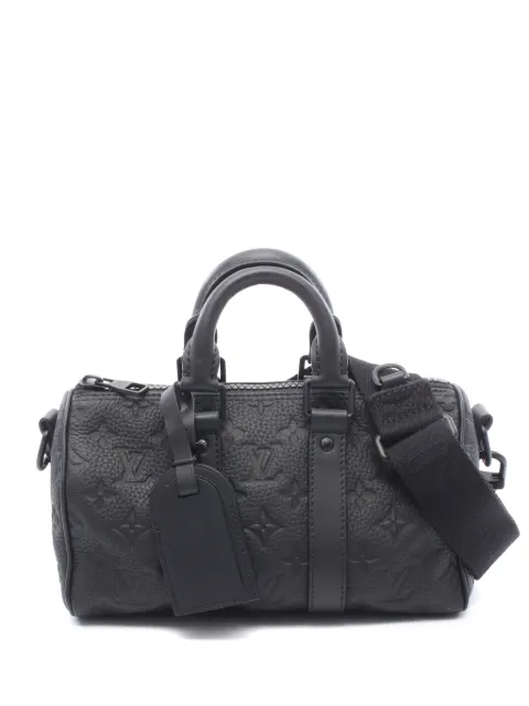 Louis Vuitton Pre-Owned 2021-2026 Monogram Taurillon Keepall Bandouliere 25 satchel