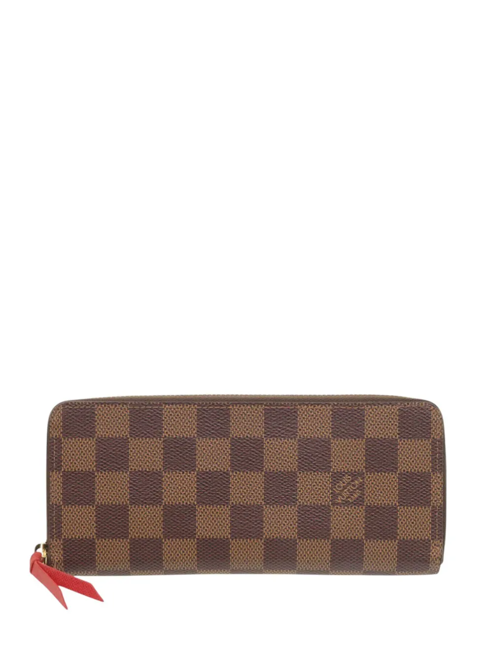 Louis Vuitton Pre-Owned 2014-2021 Damier Ebene Zippy Wallet long wallets - Marrone
