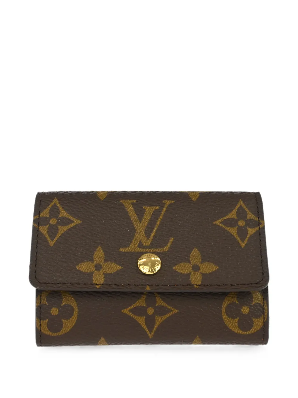 Louis Vuitton Pre-Owned 2005 monogram porte monnaie plat coin case - Brown