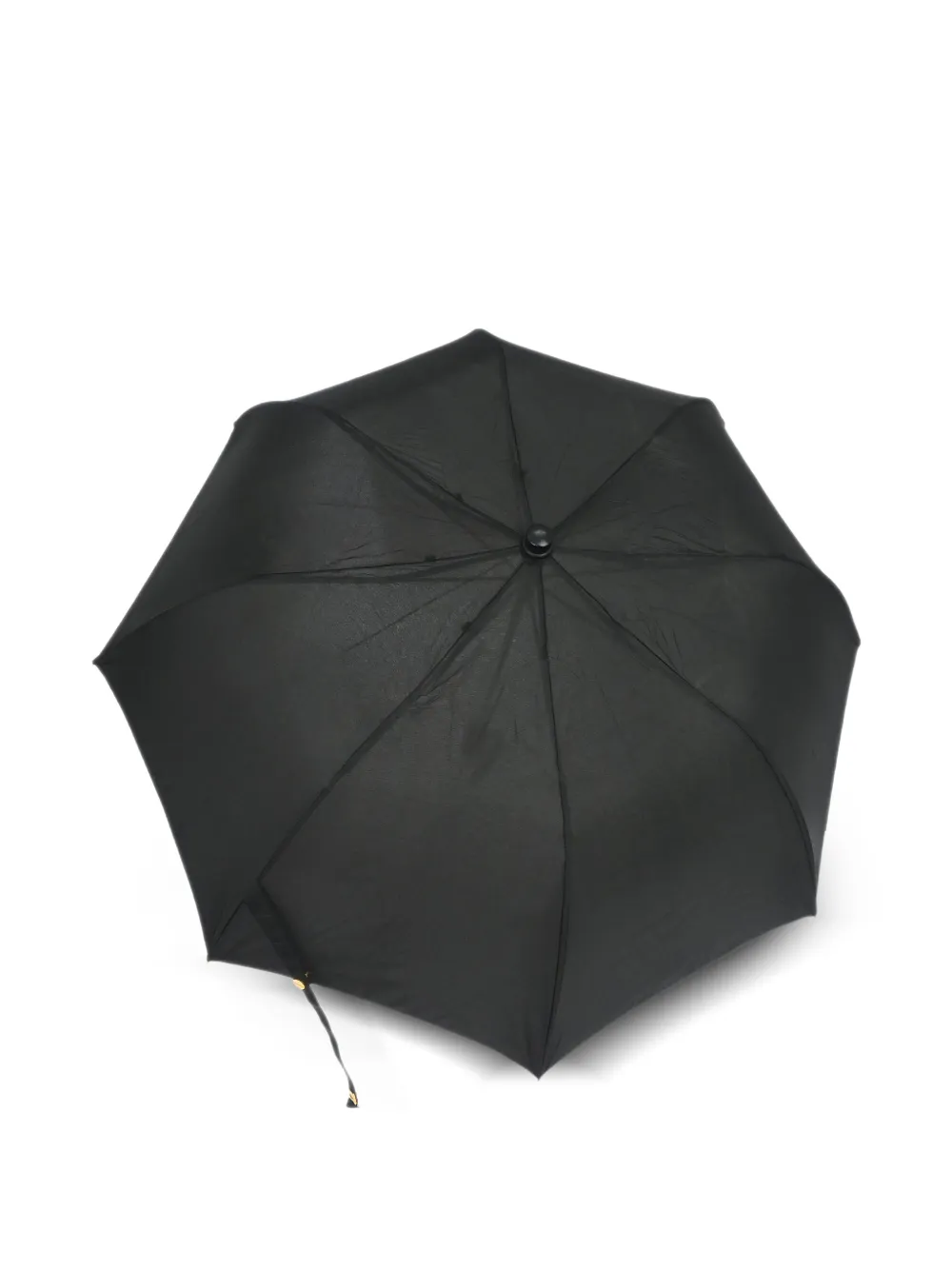 CHANEL Pre-Owned 1995 diamond-quilted folding umbrella set - Black