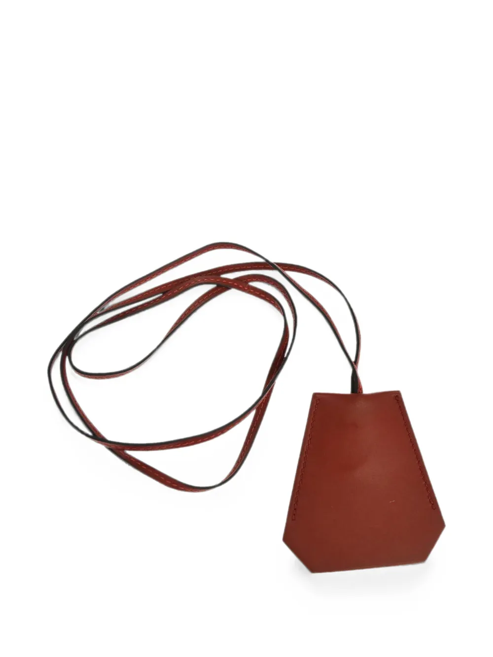 Hermès Pre-Owned Collana con pendente Clochette 1989 - Rosso