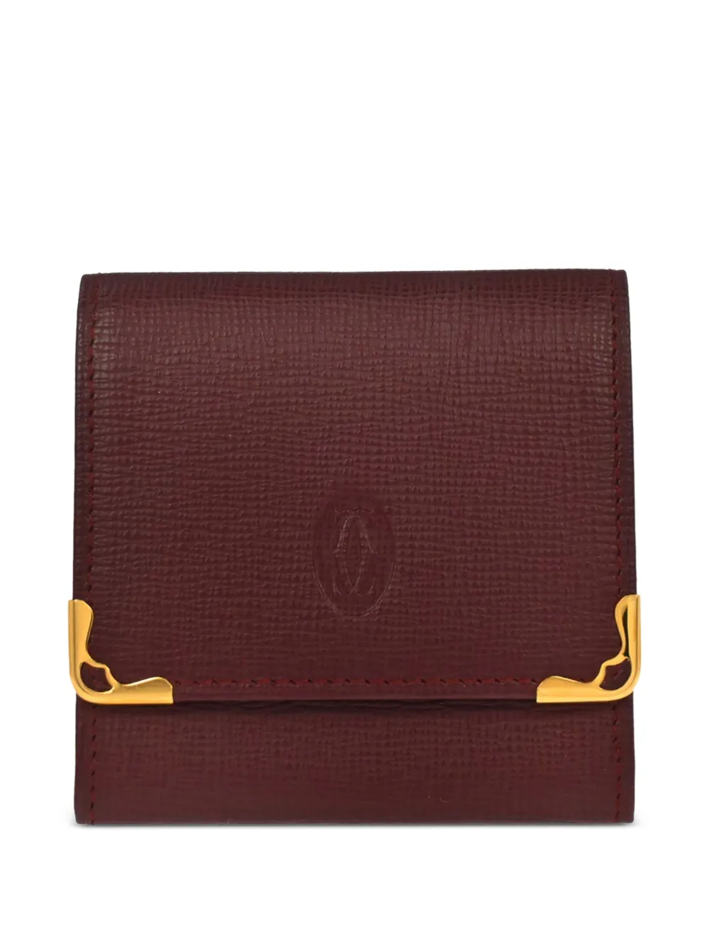 Pre-owned Cartier Must De  Coin Purse In Red