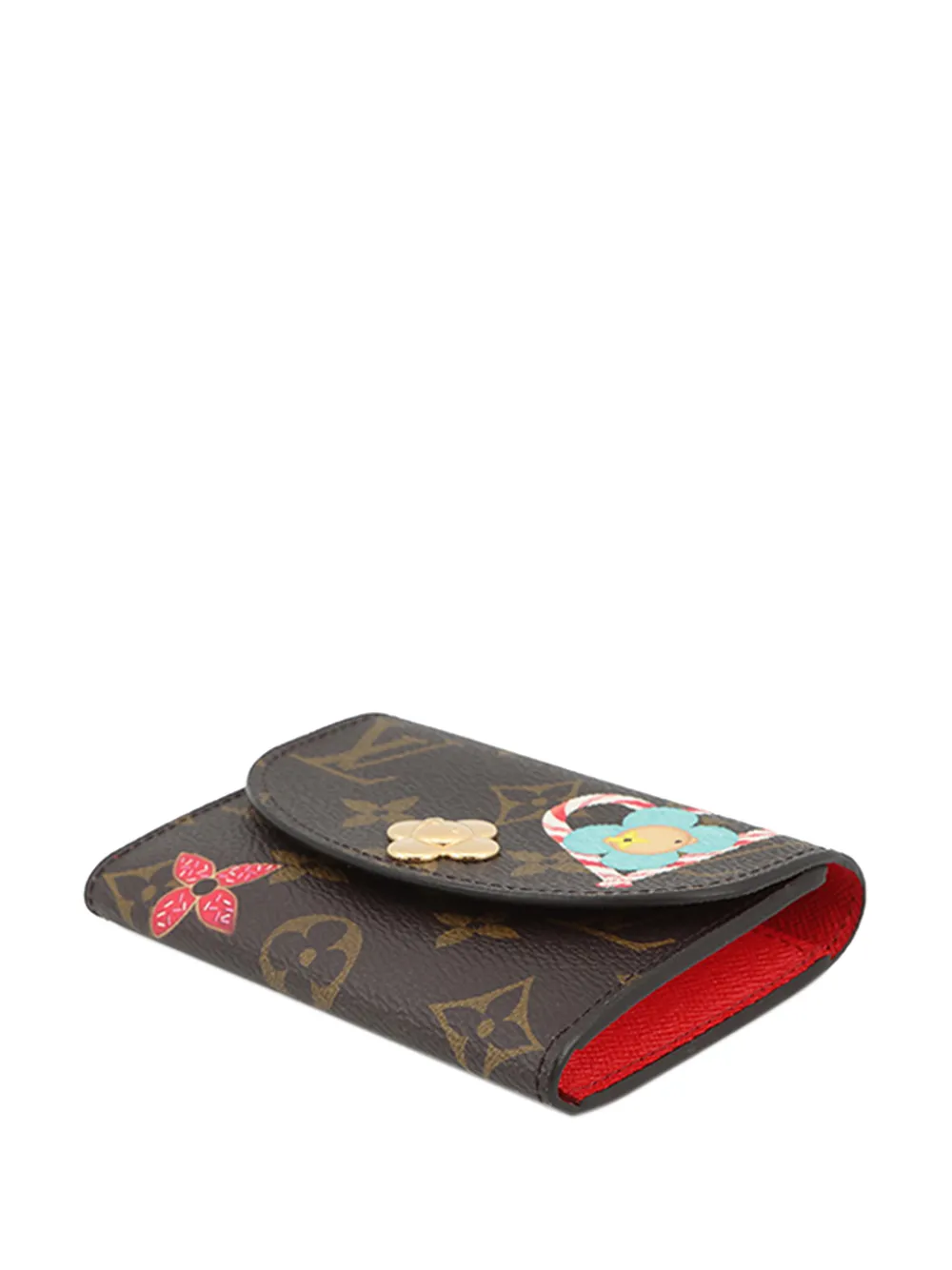  Louis Vuitton Pre-owned 2021-2026 Monogram Christmas Animation Candy Factory Rosalie Purse Coin Pouch - Marrone 