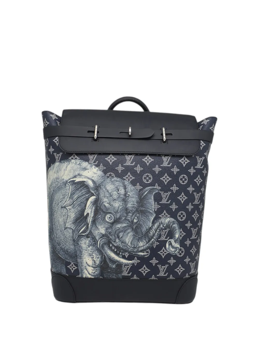 Louis Vuitton Pre-Owned 2017 Chapman Brothers Monogram Savane Steamer backpack - Blu
