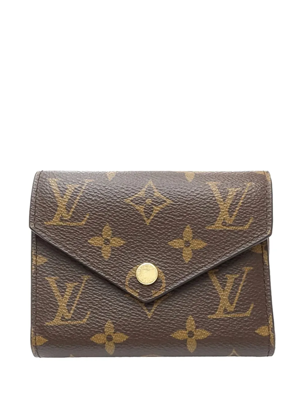 Louis Vuitton Pre-Owned 2021 Monogram Victorine Wallet small wallets - Braun