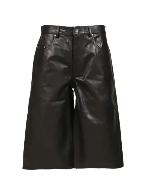 AWGE shorts de piel estilo baggy