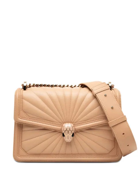 Bvlgari Pre-Owned 2010-2026 Quilted Smooth Calfskin Diamond Blast Serpenti Forever crossbody bag