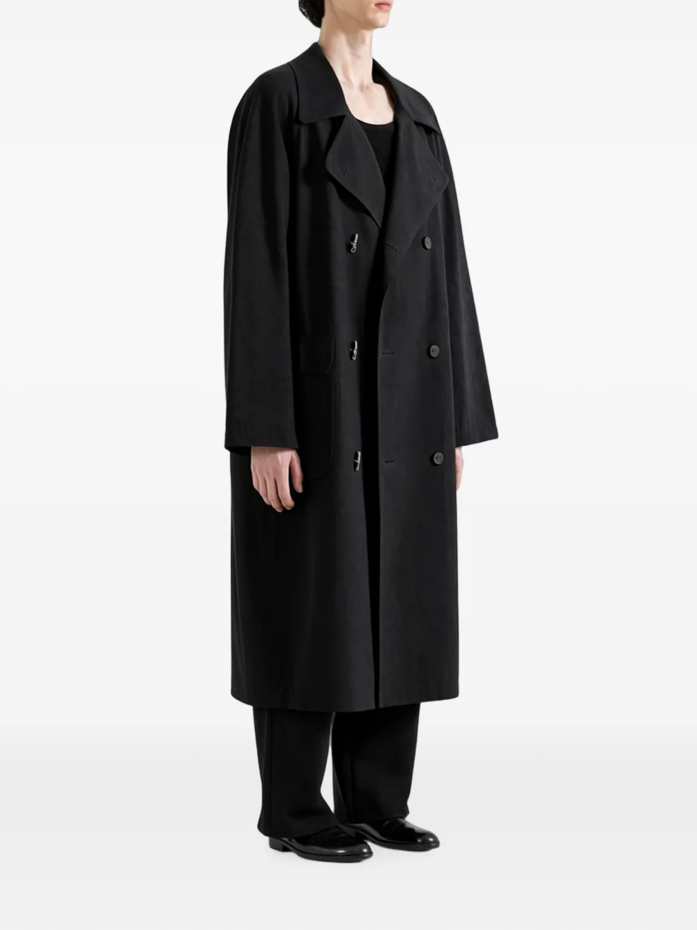 Enfants Riches Déprimés I'm Your Man trenchcoat met dubbele rij knopen Zwart