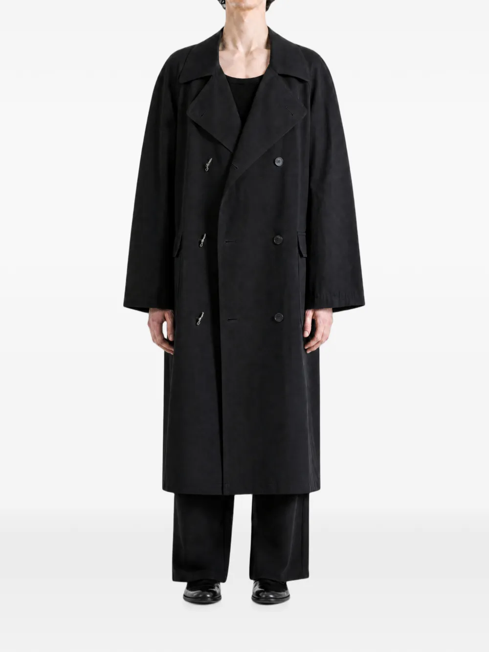 Enfants Riches Déprimés I'm Your Man trenchcoat met dubbele rij knopen Zwart