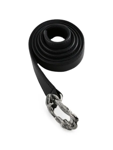 Enfants Riches Déprimés large snake-buckle leather belt