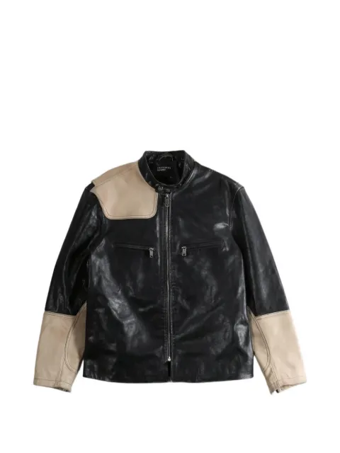 Enfants Riches Déprimés Nurse II panelled leather jacket