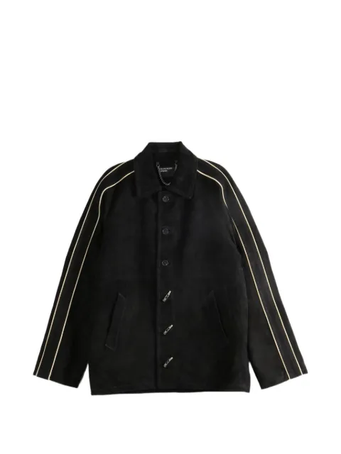 Enfants Riches Déprimés Académie side-stripe suede jacket