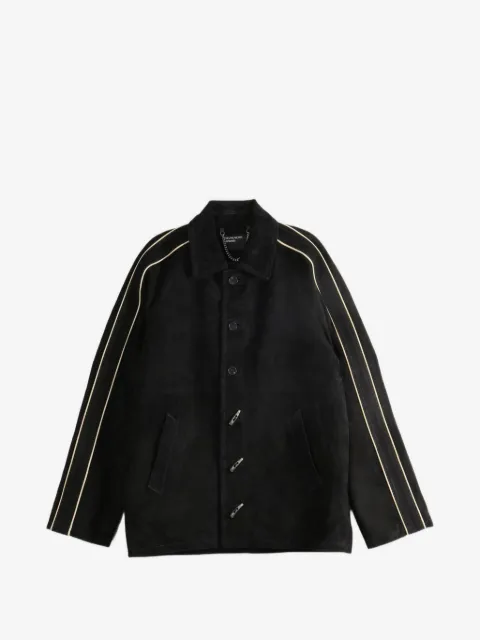 Enfants Riches Déprimés Académie side-stripe suede jacket