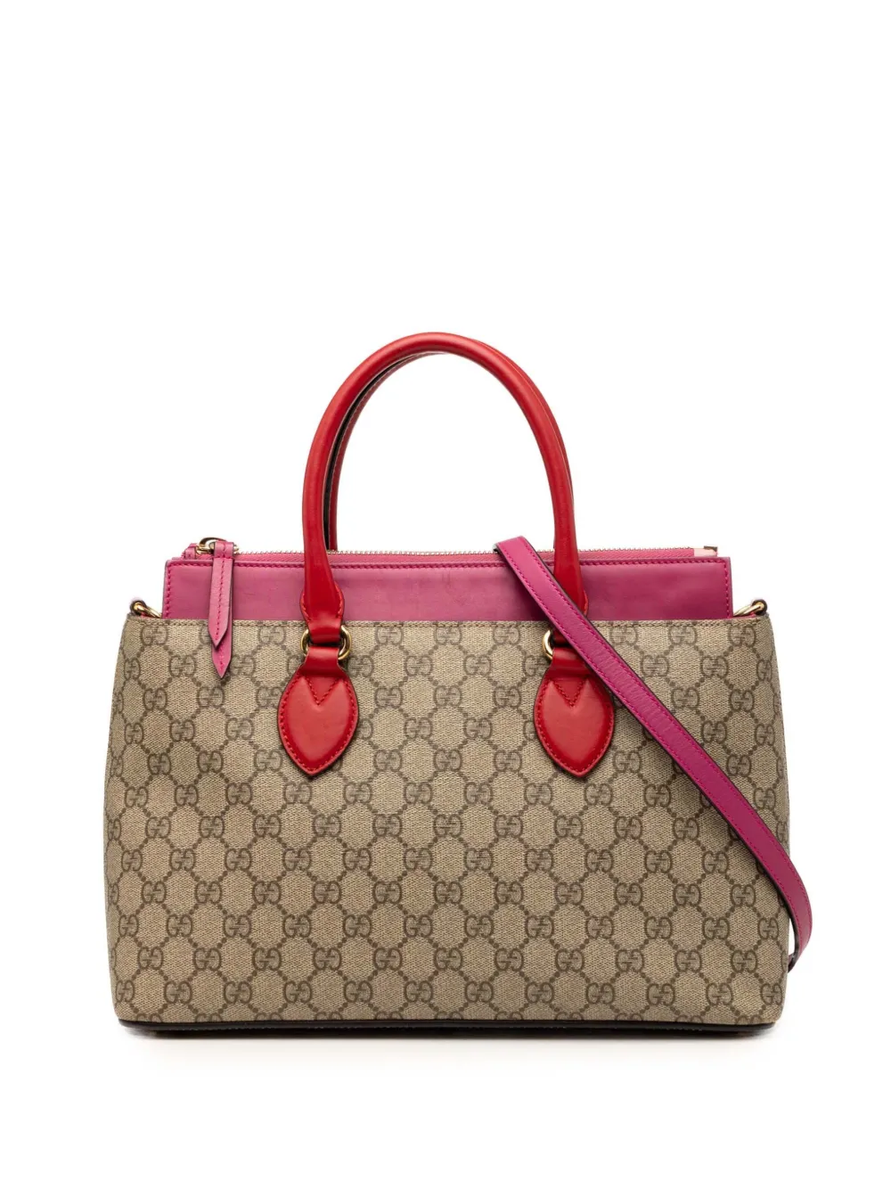 Gucci Pre-Owned 2000-2015 GG Supreme Linea A satchel - Toni neutri