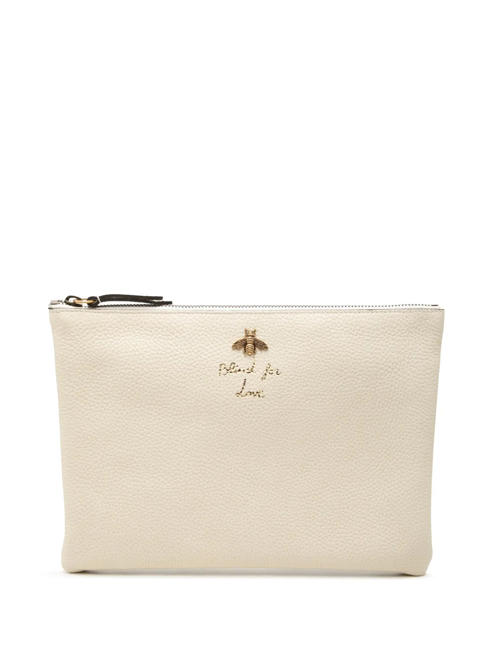 Gucci Pre-Owned 2000-2015 Calfskin Blind For Love clutch bag - Bianco