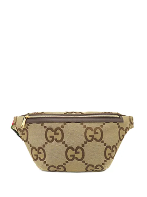 Gucci Pre-Owned 2016-2026 Jumbo GG Canvas Web belt bag