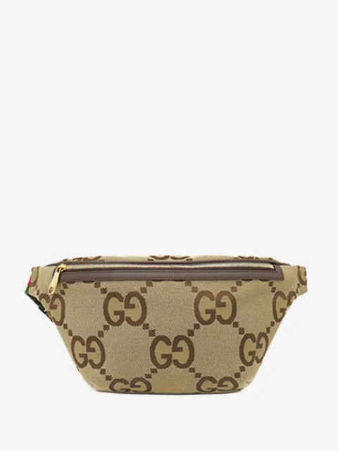 Gucci Pre-Owned 2016-2026 Jumbo GG Canvas Web belt bag