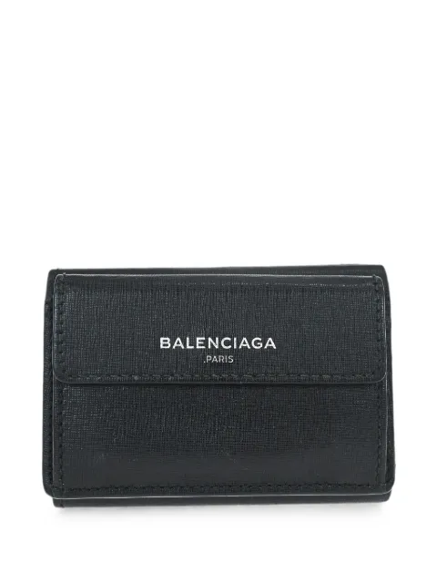 Balenciaga Pre-Owned 2016 logo-print trifold wallet