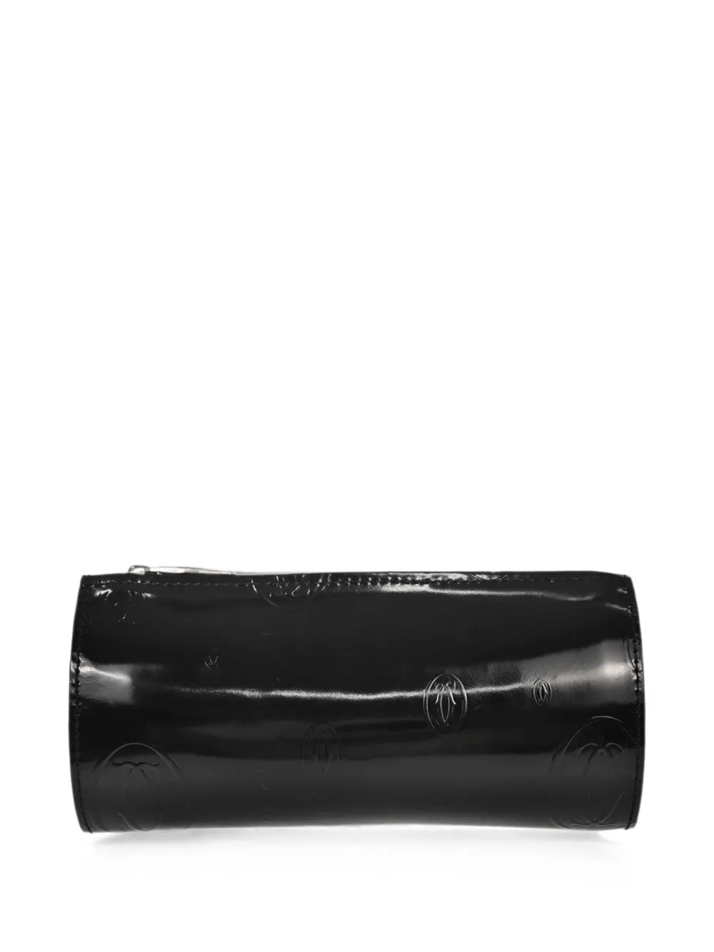 Pre-owned Cartier Happy Birthday Accessory Pouch Pen Case In Black