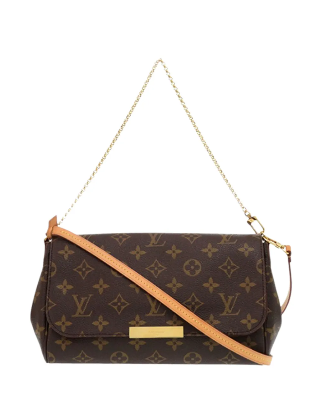 Louis Vuitton Pre-Owned 2018 Monogram Favorite PM satchel - Marrone