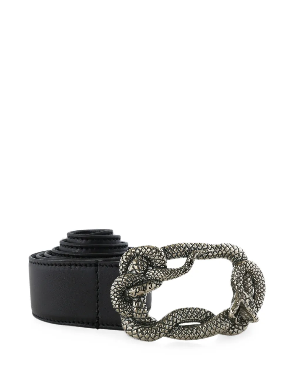 Enfants Riches Déprimés snake-buckle leather belt · 95