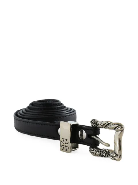 Enfants Riches Déprimés carved-buckle leather belt