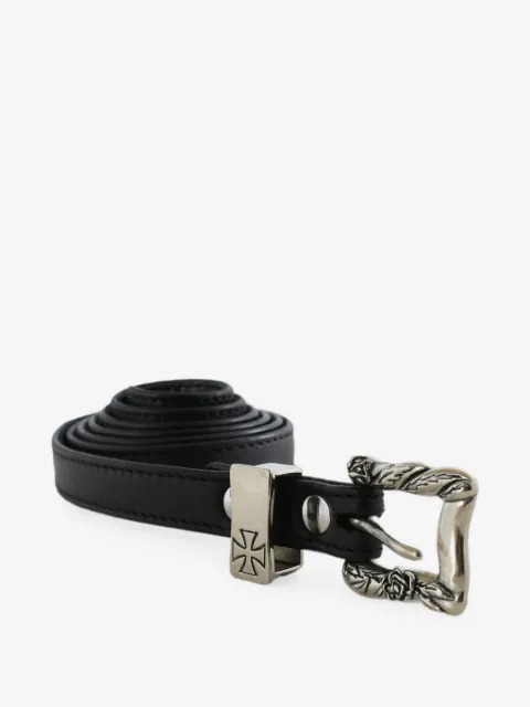 Enfants Riches Déprimés carved-buckle leather belt